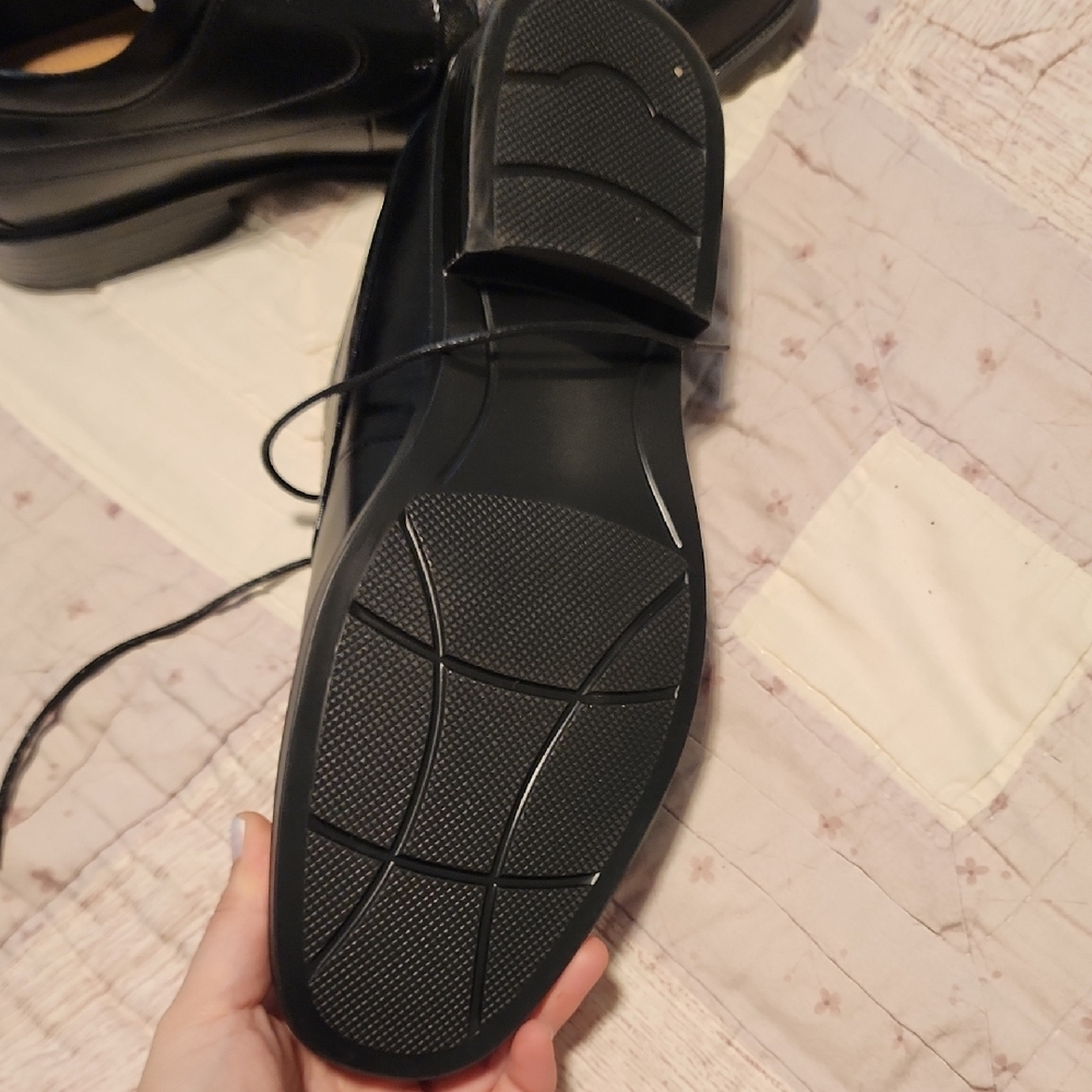 George Sleek Black Men's Derbys - Picture 2 of 4